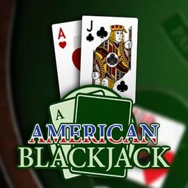 American Blackjack slot logo by Habanero at Robocat Casino