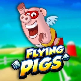 Flying Pigs logo by Play'n GO at Robocat Casino